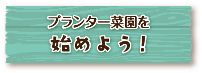 プランター菜園を始めよう！